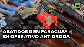Abaten en Paraguay a 9 presuntos criminales en un operativo