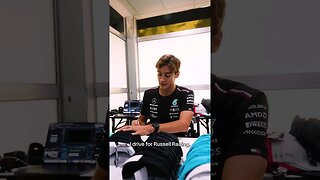 RUSSELL DEIXANDO SUA MARCA🏎️🏁 #shorts #georgerussell #f12023 #mercedes