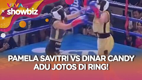 PANAS! Pamela Savitri vs Dinar Candy di Ring, Nikita Mirzani Diseret-seret