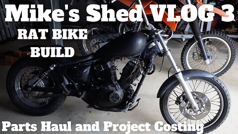 Mike's Shed VLOG 3 - Huge XV250 Virago Parts Haul and Project Costing