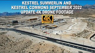 Kestrel Summerlin and Kestrel Commons Summerlin September 2022 Update 4K Drone Footage