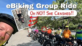 eBike Riding /// SHE CRASHED!!!