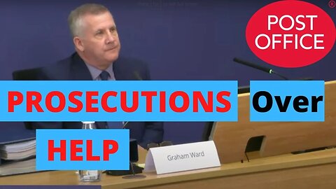 Post Office PRIORITISED Prosecutions Over Helping Subpostmasters!