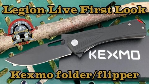 Legion Live First Look at the Kexmo folder/flipper in D2 #folders #flipper #d2steel #edc #outdoors