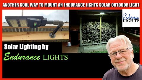 Another Cool Way To Mount An Endurance Lights Solar Outdoor Light