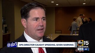 Ducey defends DPS Director Frank Milstead after he avoided a speeding ticket