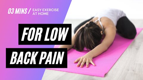 How to get Back Pain Relief and Exercises for that