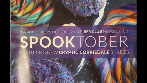 October Paradise Fibers Unbagging/Unboxing! Spooky fun!