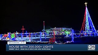 Desert Hills home decorated with over 200K Christmas lights