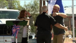 Local veteran and his family surprised with mortgage-free home