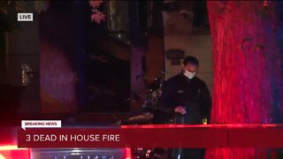 3 dead in house fire on Detroit's east side