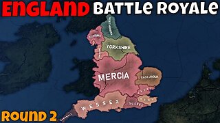 ENGLAND BATTLE ROYALE: ROUND 2 | Hoi4 Timelapse
