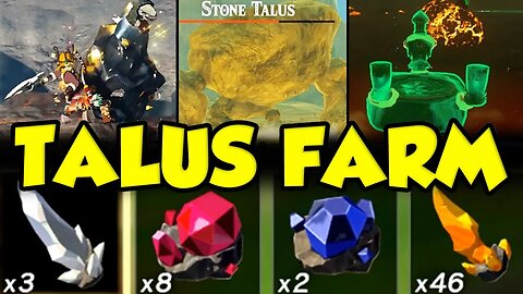 EASIEST TALUS FARMING GUIDE TOTK! How To Get Gems in Tears of the Kingdom!