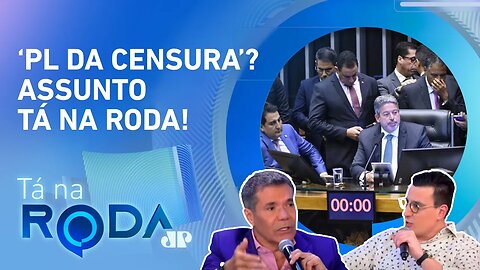 Tiago Pavinatto e Marcio Moraes DISCUTEM durante DEBATE sobre PL das Fake News | TÁ NA RODA