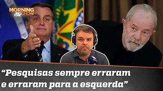 Bolsonaro ironiza pesquisa com Lula na frente: 'Tá com 110%'