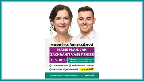 Markéta Šichtařová - Ostrava 15.5.2024