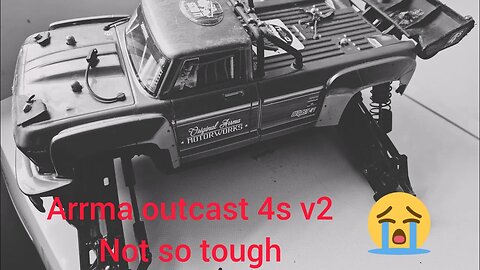 Another chassis snap on the Arrma Outcast 4S V2 😥😥