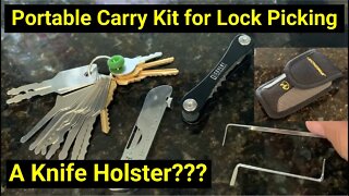 🔒Lock Picking ● Carry Your Portable Lock Picking Sets Using a Leatherman Holster