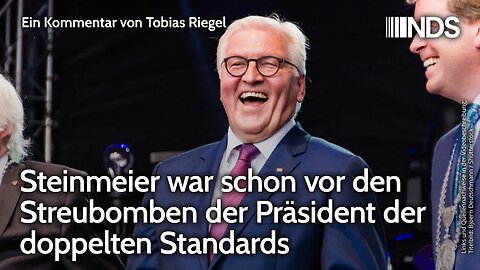 Steinmeier war schon vor den Streubomben der Präsident der doppelten Standards | Tobias Riegel | NDS