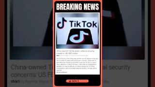 TikTok: China's Social Media App That's a National Security Concern, According to the FBI | #shorts