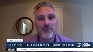 Possible effects of new California stimulus proposa
