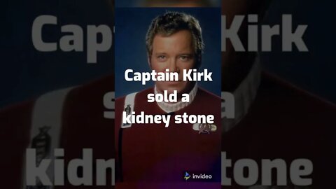 Captain Kirk Sold A Kidney Stone - William Shatner #shorts #facts