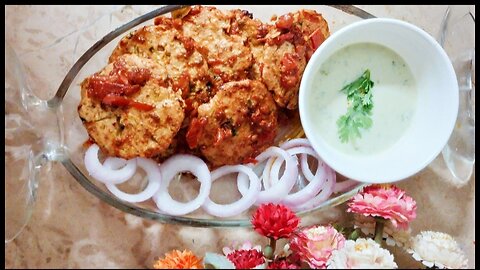 Chicken Tikki Recipe | Chicken ki Tikkiyan | Chicken Fritters