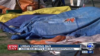 Judge rules that Denver's urban camping ban is unconstitutional o