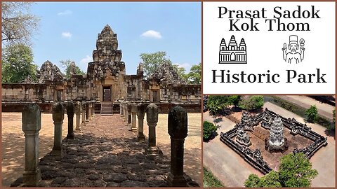 Sdok Kok Thom Khmer Temple - Famous Inscribed 1,000 Year Old Stele - Sa Kaeo Thailand 2023