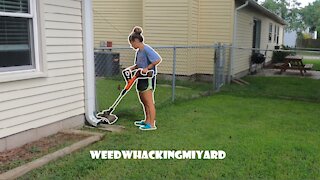 WEEDWHACKING ASMR