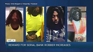 $50K reward offered for information on serial bank robber