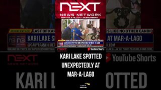 Kari Lake Spotted UNEXPECTEDLY at Mar-A-Lago #shorts