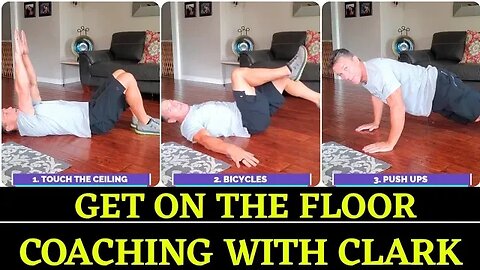 GET ON THE FLOOR | Workout | Coaching with Clark