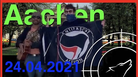 Wechselt die ANTIFA die Seite??? Aachen 24.04.2021