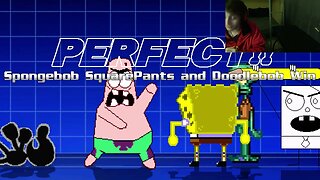 SpongeBob SquarePants Characters (SpongeBob, Squidward, And Patrick) VS Mr. Game & Watch In A Battle