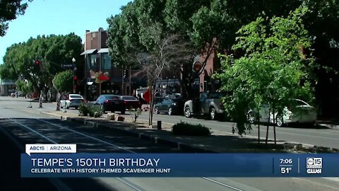 City of Tempe celebrates 150th birthday with history scavenger hunt