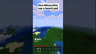 How Minecrafter see Fortnite players use a Launch Pad #minecraft #fortnite #gaming #memes #funny