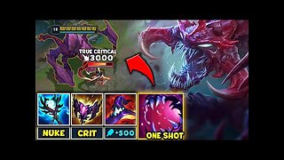 CHO'GATH, BUT MY ULT CAN CRIT WITH THE NEW SHADOWFLAME! (3000 TRUE DAMAGE)