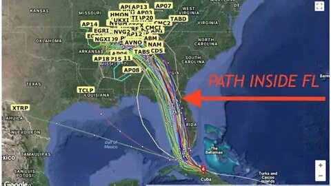 Hurricane Irma & Jose Updates, Latest Models "Irma Runs Thru Panhandle"