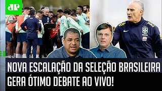 "Eu DUVIDO que o Tite vá..." Mauro Cezar e Vampeta têm ÓTIMO DEBATE sobre NOVA ESCALAÇÃO da Seleção!