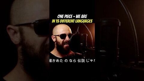 I SANG one of the most famous anime song in 15 different LANGUAGES! #onepiece #shorts