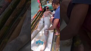 Vacation Massage on the River #shortsvideo #shortsfeed #jamaica #shorts #rafting #viral