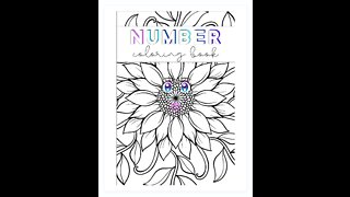 Numbers Mandala Coloring Book