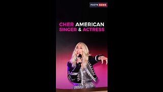 Cher American singer and actress #factsnews #shorts