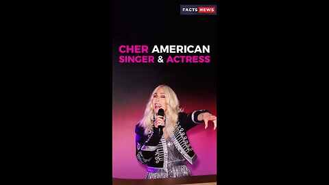 Cher American singer and actress #factsnews #shorts