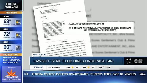 Tampa strip club accused of trafficking, exploiting minor with disabilities