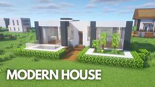 How to build a Modern House in Minecraft