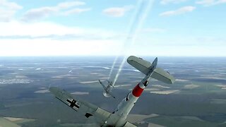 Bf109G-6 Vs Mustang (IL-2)