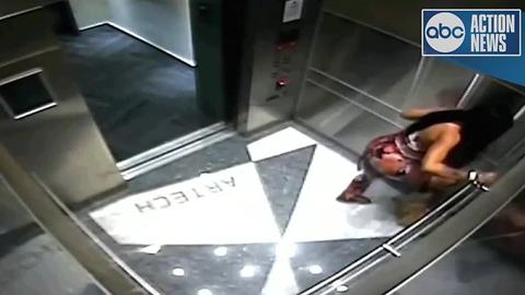 Woman arrested and charged after being caught on video kicking a dog in an elevator