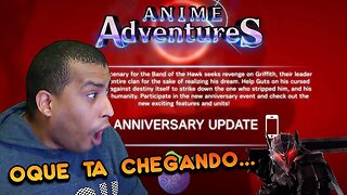 OQUE VAI VIR NO UPDATE ANIVERSÁRIO DO ANIME ADVENTURES?!?!